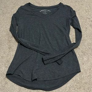 Aeropostale Seriously Soft Long Sleeve V-Neck Top